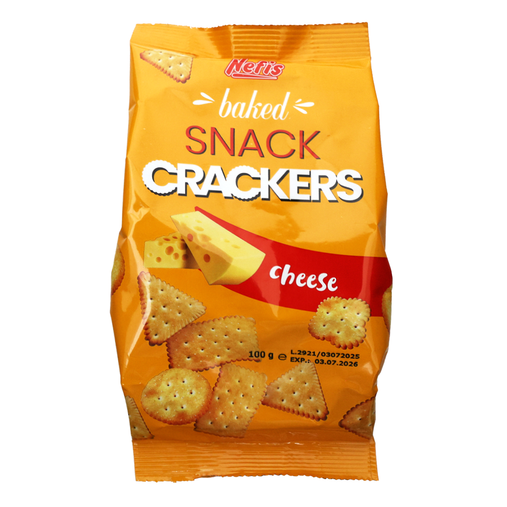 Crackers Cheddar – 100 gr (3.53 oz)